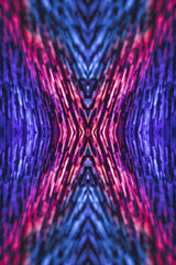 Vibrant Neon Kaleidoscope by Marek Piwnicki