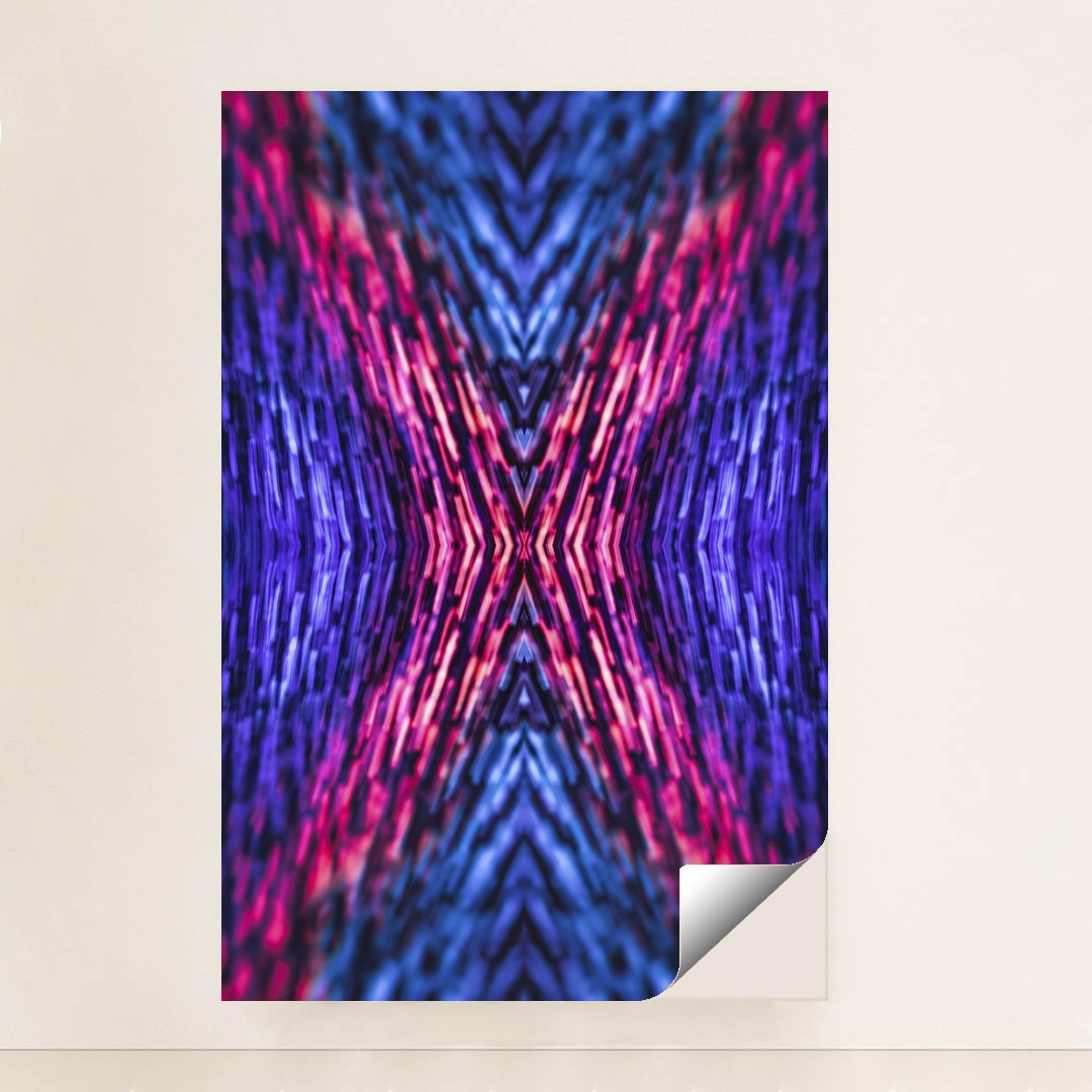 Vibrant Neon Kaleidoscope by Marek Piwnicki - Peeliez