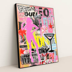 Neon Noir by Luca Verden - Black Frame Stretchiez