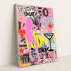 Neon Noir by Luca Verden - Silver Frame Stretchiez