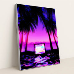 Neon Tropics by Remi Kaze - Silver Frame Stretchiez