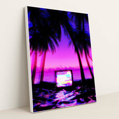 Neon Tropics by Remi Kaze - White Frame Stretchiez