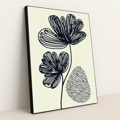 Nocturne Bloom II by Wall Gusto™ - Black Frame Stretchiez