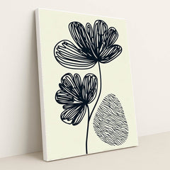 Nocturne Bloom II by Wall Gusto™ - White Frame Stretchiez