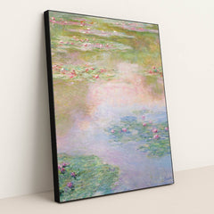 Nymphéas (1907) by Claude Monet - Black Frame Stretchiez