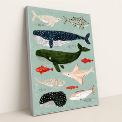 Ocean Friends by Melissa King - Silver Frame Stretchiez