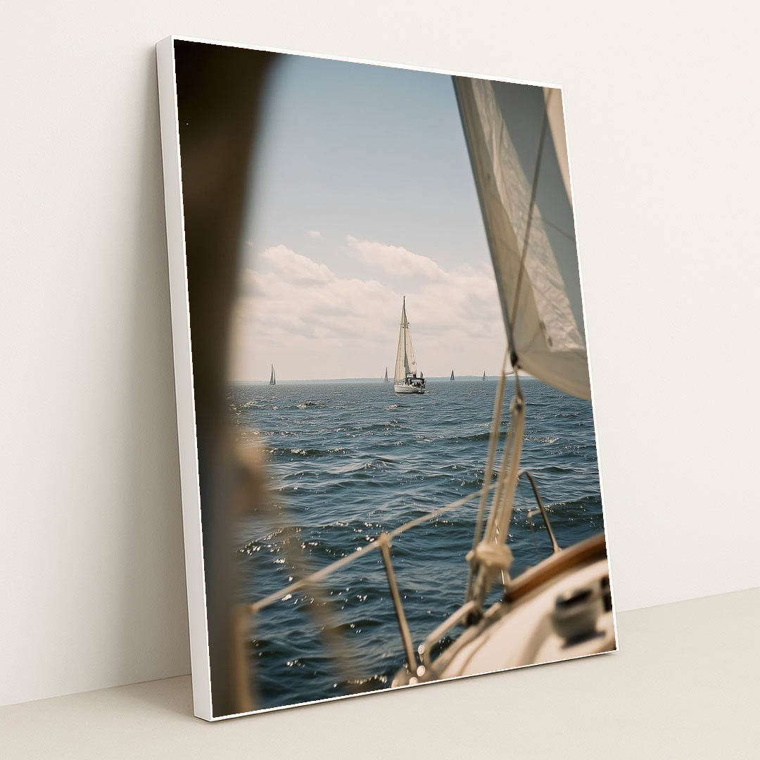 Ocean Regatta by Mistline - White Frame Stretchiez
