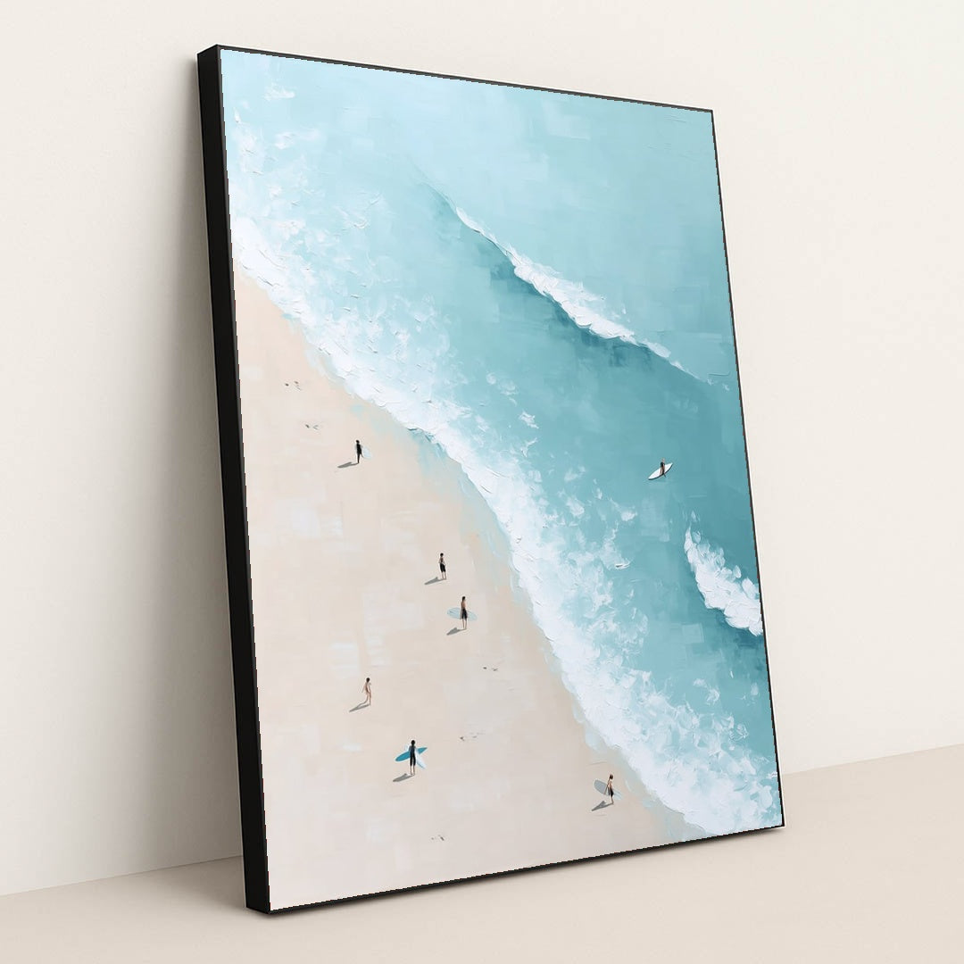 Ocean Whisper by Jade Morgan - Black Frame Stretchiez
