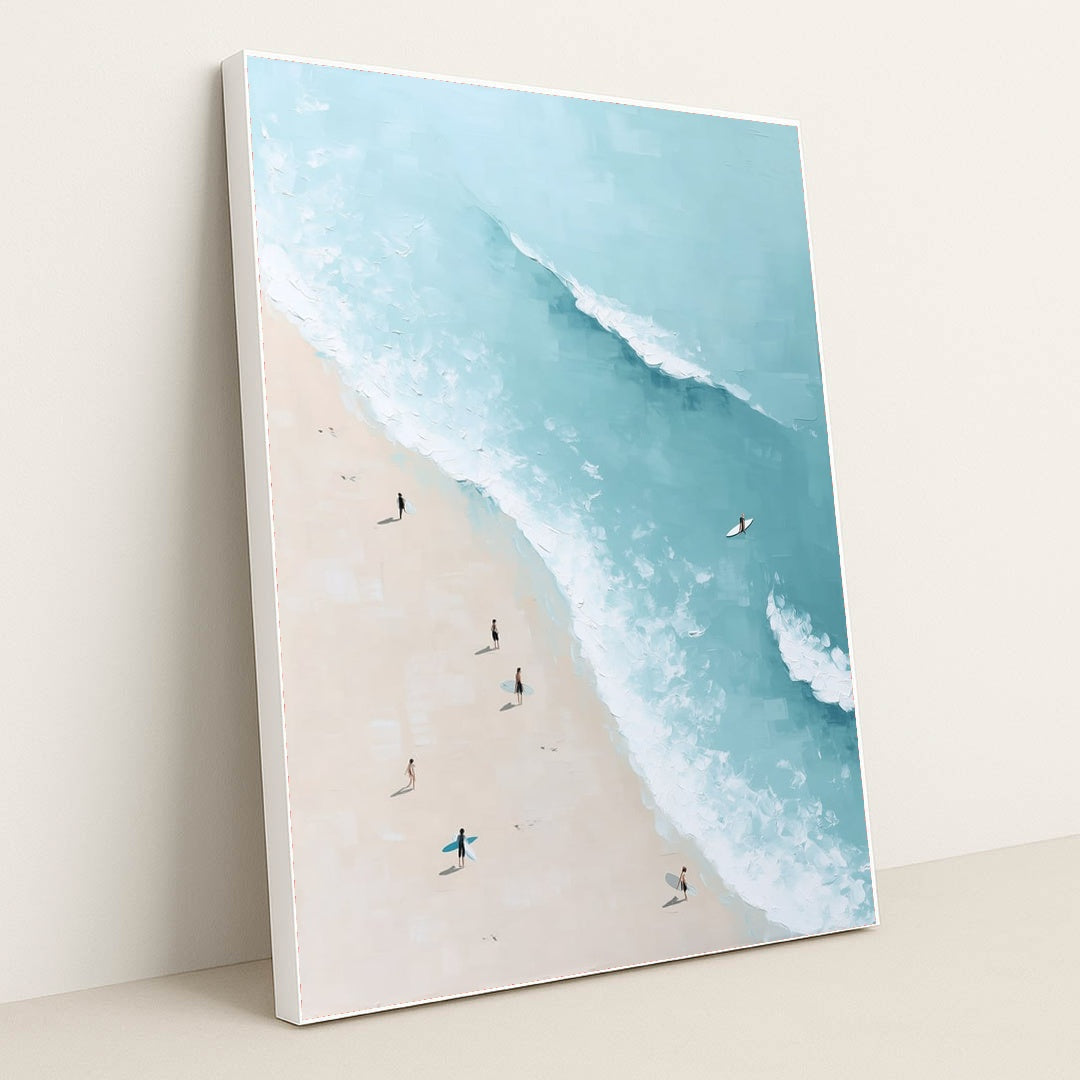 Ocean Whisper by Jade Morgan - White Frame Stretchiez