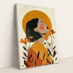 Ocher Sun by Sarah Jones - Silver Frame Stretchiez