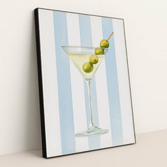 Olives & Stripes by Lila Thorne - Black Frame Stretchiez