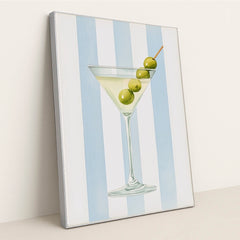 Olives & Stripes by Lila Thorne - Silver Frame Stretchiez