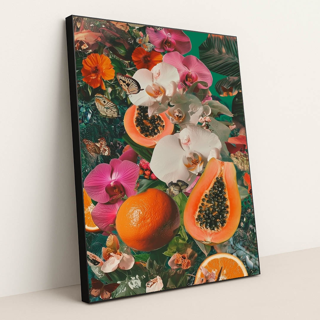 Orchid Delight by Luca Verden - Black Frame Stretchiez