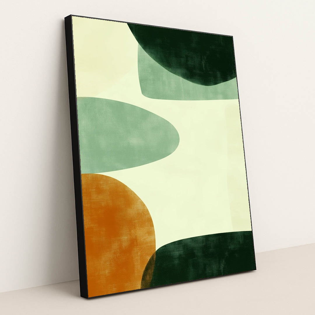 Pale Collision by Wall Gusto™ - Black Frame Stretchiez