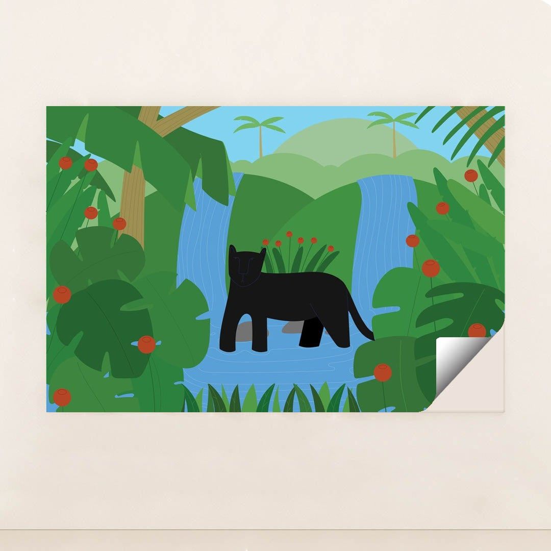 Majestic Panther in the Jungle by Luisa Roth - Peeliez