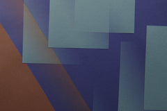 Edward Jenner - A creative abstract image showing overlapping geometric shapes in blue and brown tones, ideal for backgrounds.