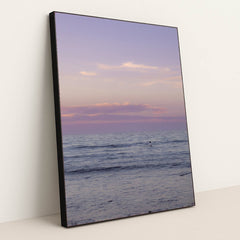 Pastel Ocean Sunset by Fernando Gutierrez - Black Frame Stretchiez