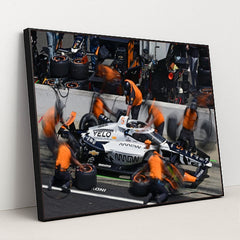 Pato O'Ward — 2025 Year in Photos at IMS | Trackside Action by Walt Kuhn - Black Frame Stretchiez