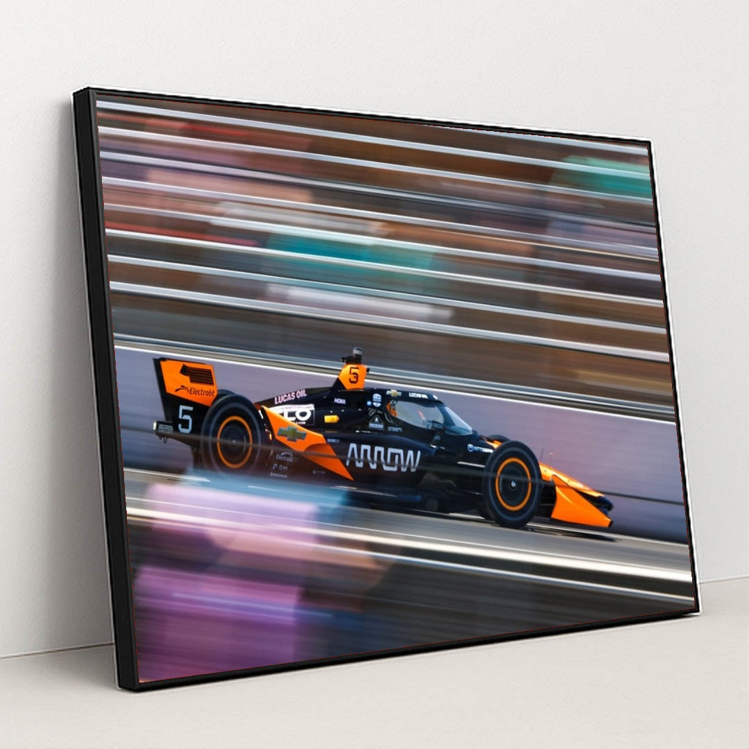 Pato O'Ward — BITNILE com Grand Prix of Portland | On the Circuit by Joe Skibinski - Black Frame Stretchiez