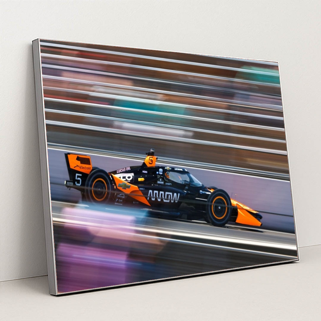 Pato O'Ward — BITNILE com Grand Prix of Portland | On the Circuit by Joe Skibinski - Silver Frame Stretchiez