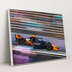 Pato O'Ward — BITNILE com Grand Prix of Portland | On the Circuit by Joe Skibinski - White Frame Stretchiez