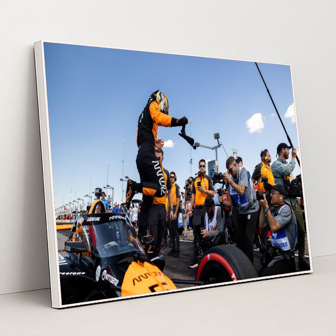 Pato O'Ward — Borchetta Bourbon Music City Grand Prix | Racing Intensity by Travis Hinkle - White Frame Stretchiez