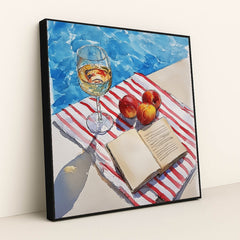 Peaches, Please by Lila Thorne - Black Frame Stretchiez