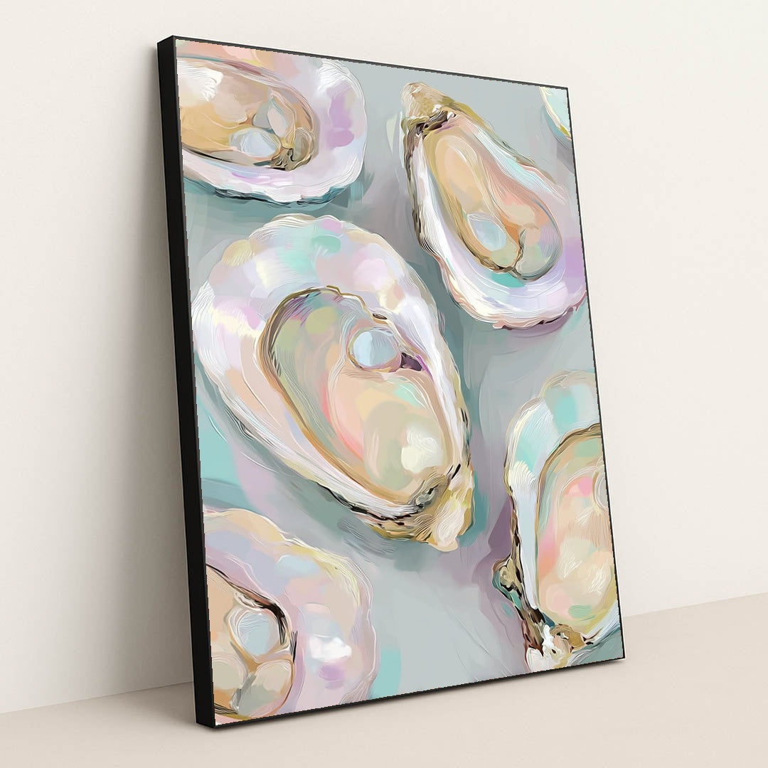 Pearlescent Tides by Lila Thorne - Black Frame Stretchiez
