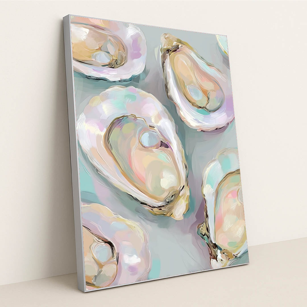 Pearlescent Tides by Lila Thorne - Silver Frame Stretchiez