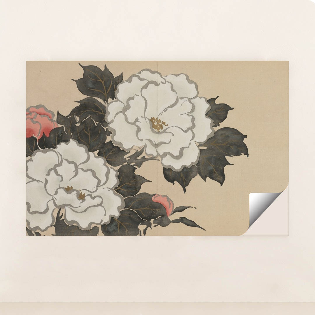 Peonies (Fukamigusa) (1909-1910) by Kamisaka Sekka - Peeliez