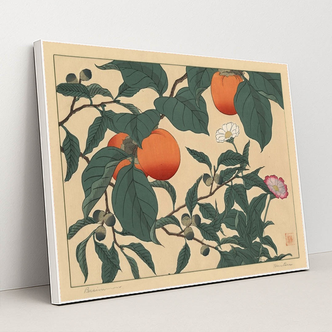 Persimmon (1920s) by Sakai Hōitsu - White Frame Stretchiez