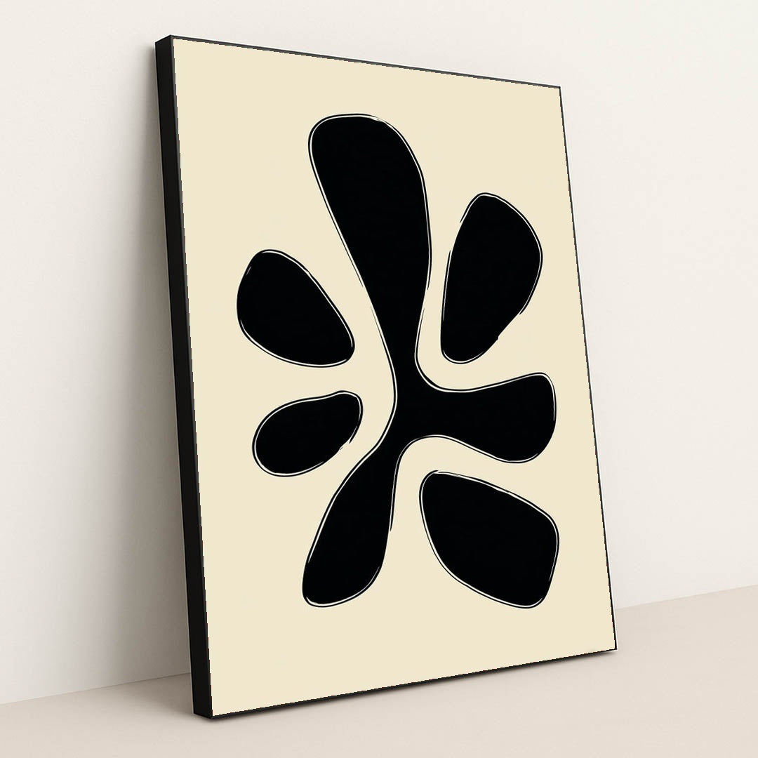 Petal Form II by Wall Gusto™ - Black Frame Stretchiez