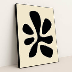 Petal Form II by Wall Gusto™ - Black Frame Stretchiez