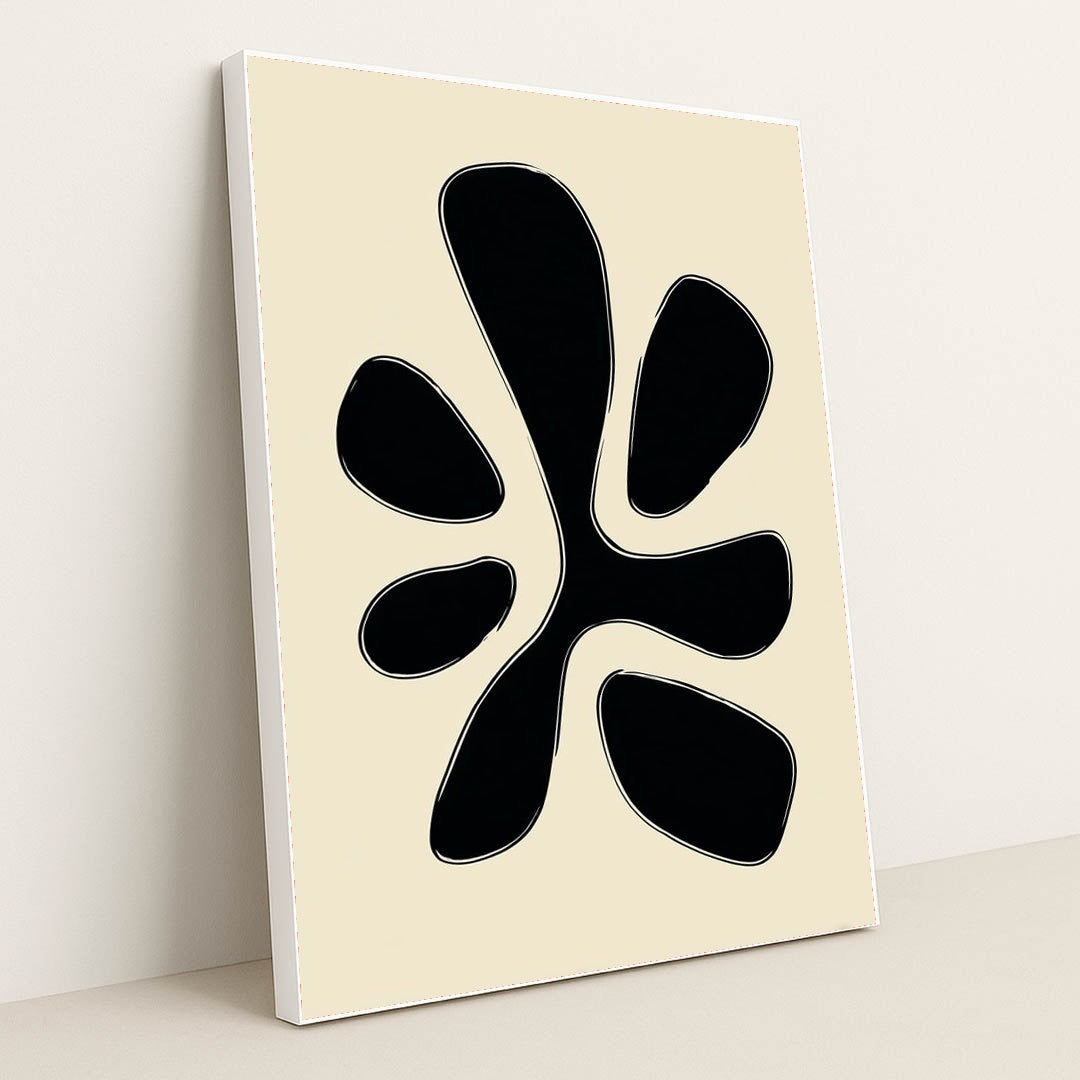 Petal Form II by Wall Gusto™ - White Frame Stretchiez