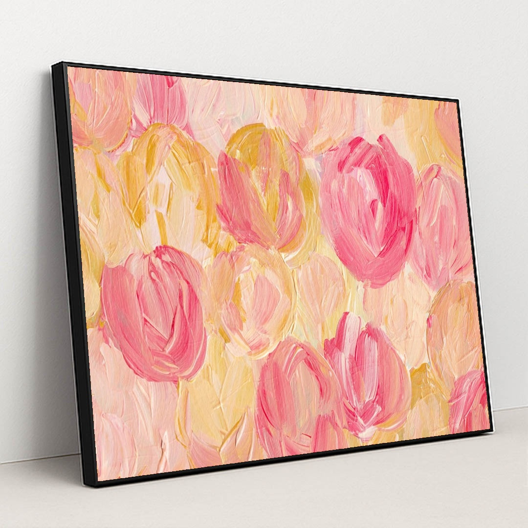 Petal Impression by Kseniya Lapteva - Black Frame Stretchiez