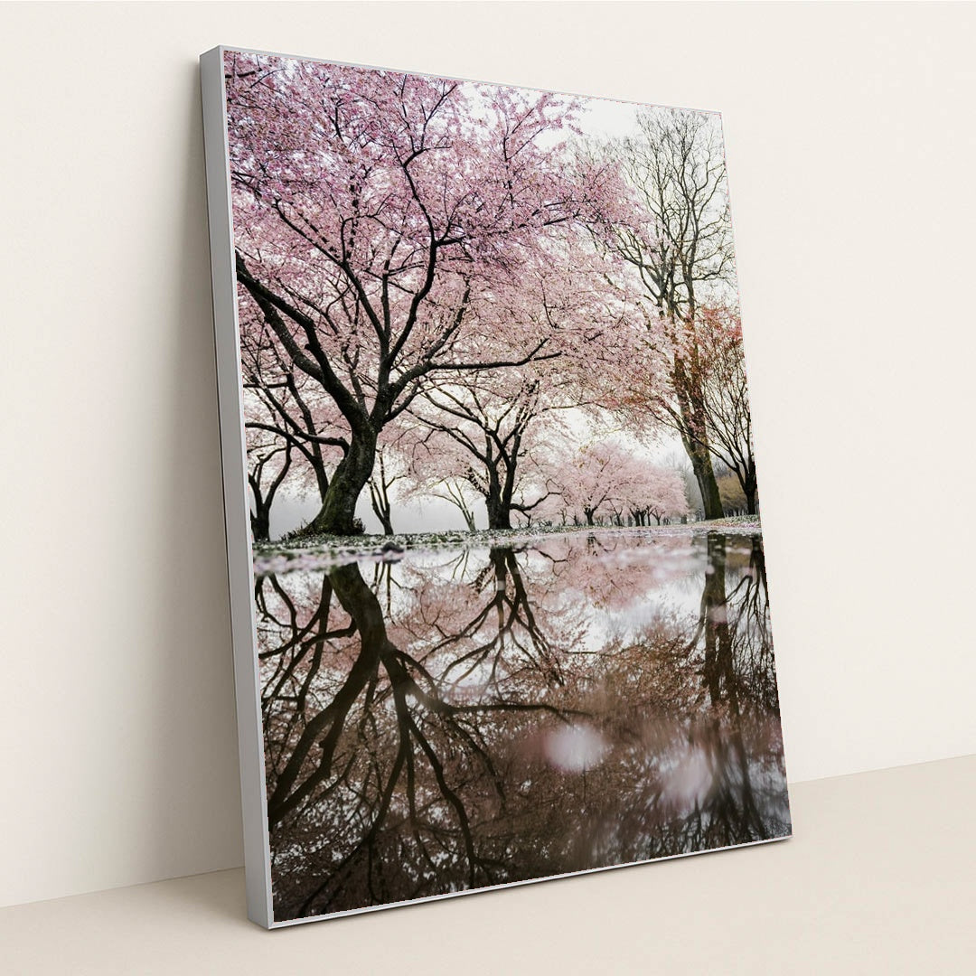 Petal Mirror by Redd Francisco - Silver Frame Stretchiez