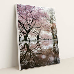 Petal Mirror by Redd Francisco - White Frame Stretchiez