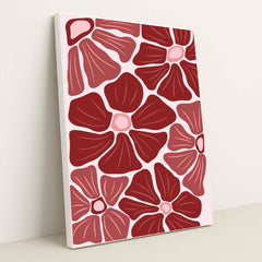 Petal Mosaic by Ashley Chow - White Frame Stretchiez