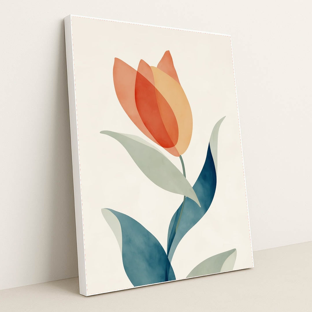 Petal Study by Aria Sol - White Frame Stretchiez