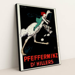 Pfefferminz Dr Hillers (1927) by Jean d'Ylen - Black Frame Stretchiez