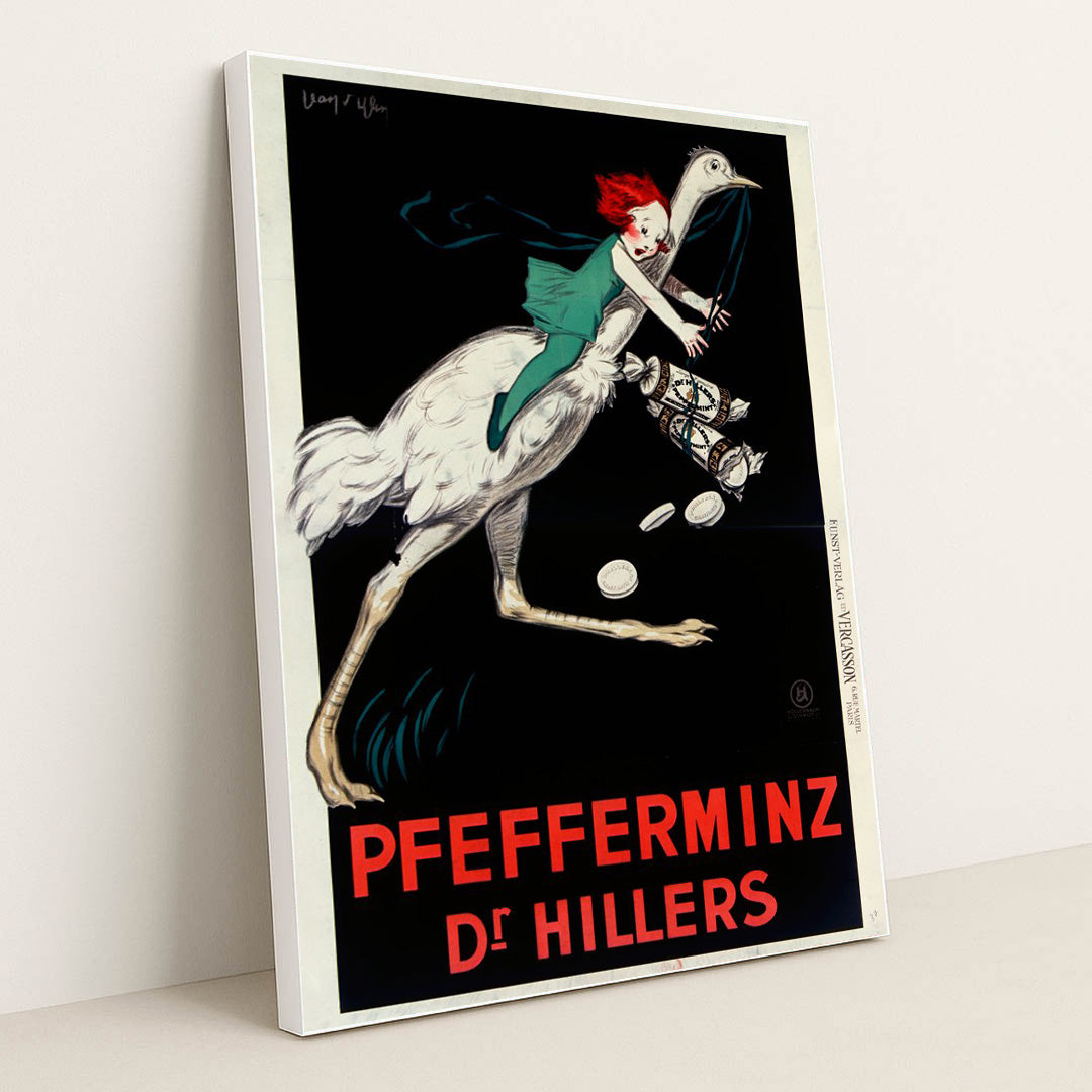 Pfefferminz Dr Hillers (1927) by Jean d'Ylen - White Frame Stretchiez