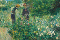 Picking Flowers 1875 by Auguste Renoir