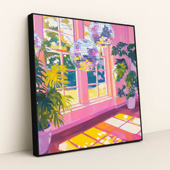 Pink Solarium by Riot & Bloom - Black Frame Stretchiez