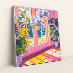 Pink Solarium by Riot & Bloom - Silver Frame Stretchiez