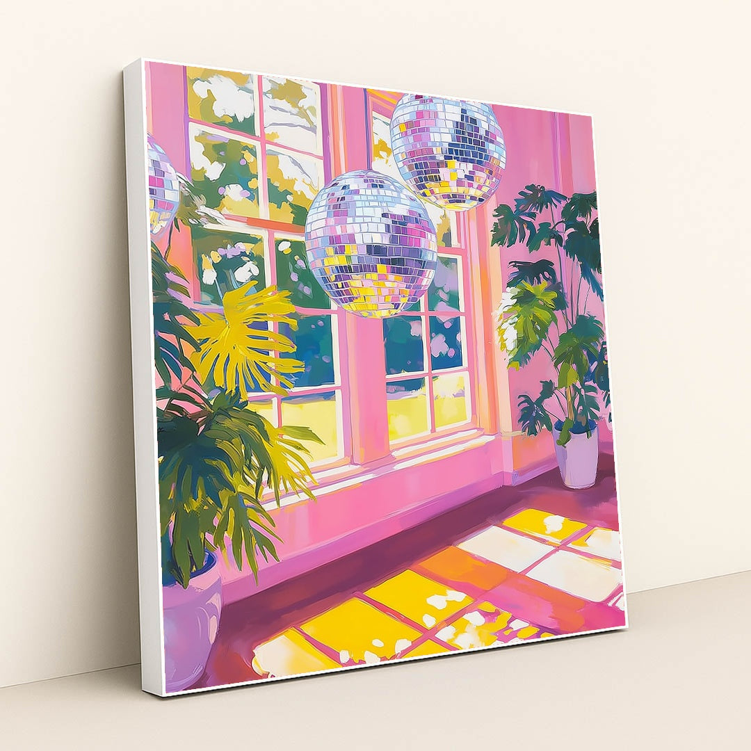 Pink Solarium by Riot & Bloom - White Frame Stretchiez