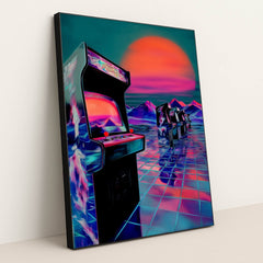 Pixel Horizon by Remi Kaze - Black Frame Stretchiez