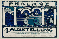 Plakat für die erste Ausstellung der Phalanx (1901) by Wassily Kandinsky