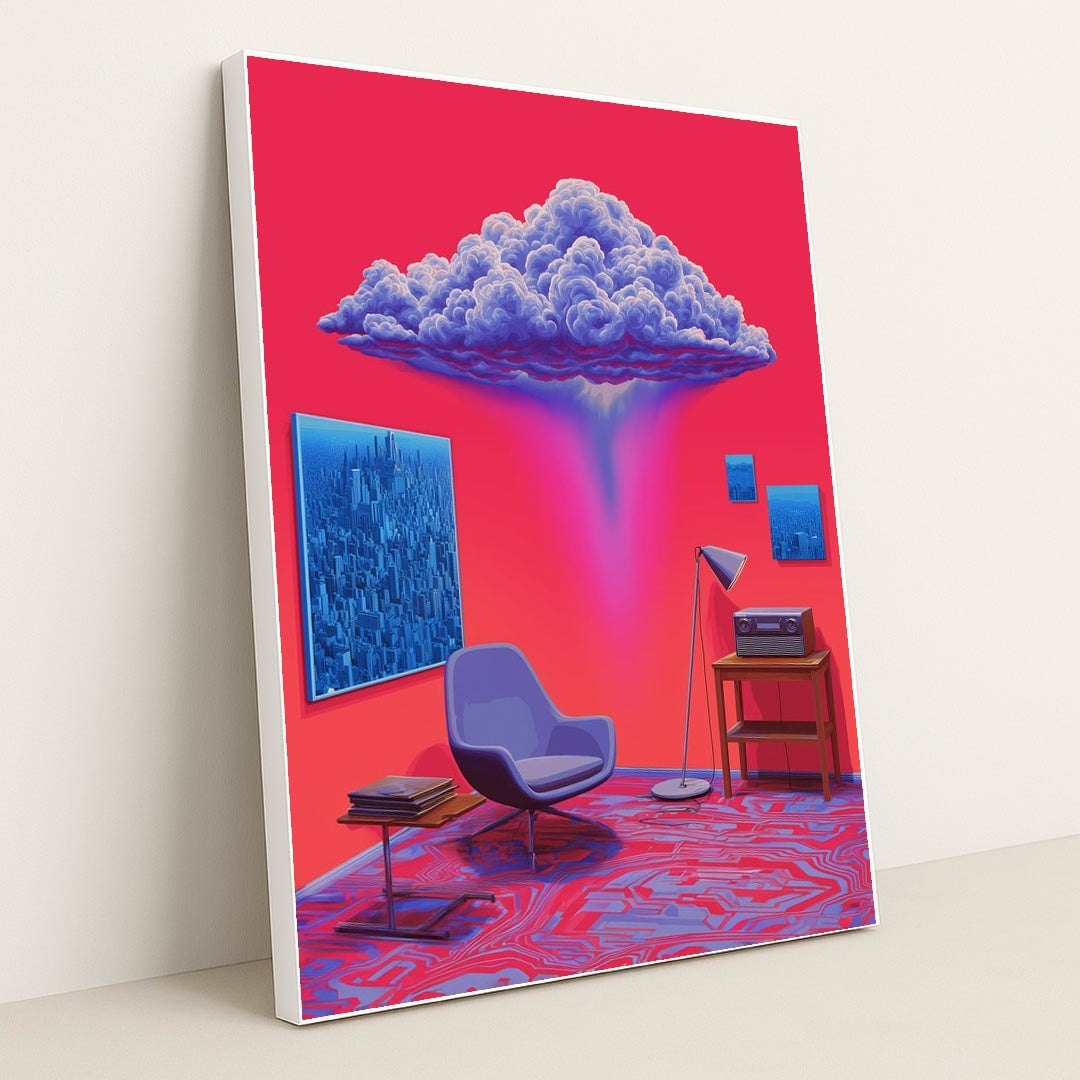 Plastic Memory by Kyle Baugh - White Frame Stretchiez