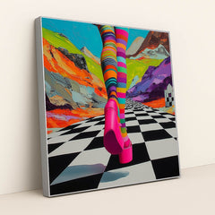 Platform Stride by Remi Kaze - Silver Frame Stretchiez