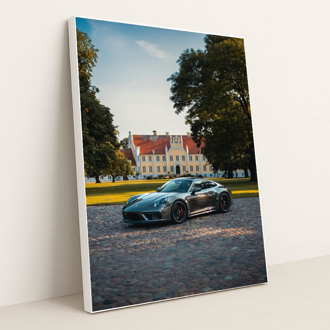 Porsche 911 at the Estate by NORR FOTOGRAFIE - White Frame Stretchiez
